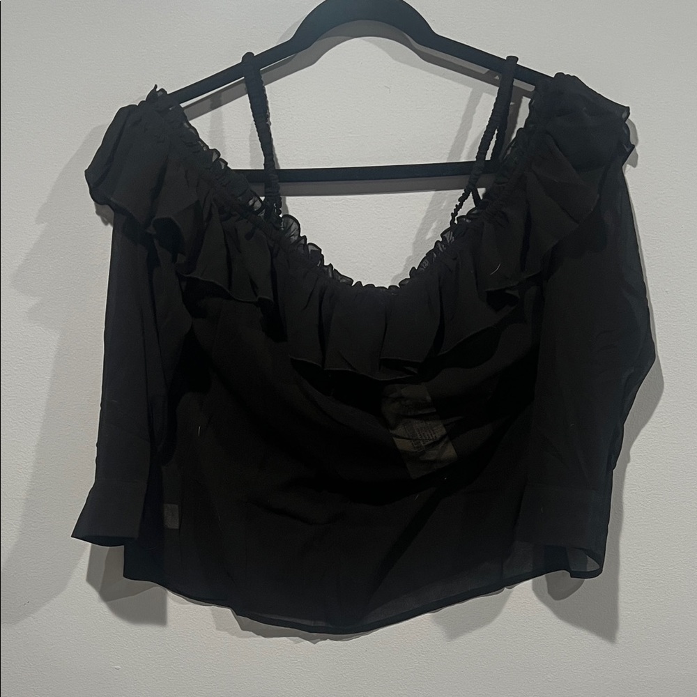 Host Pick! 🖤 Joyfolie Mia Joy Charlie Top – Black – NWT (Size M) 🖤 - Picture 9 of 12